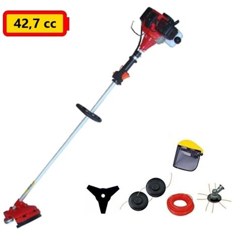 Decespugliatore/Tagliaerba/Rasaeraba/Tagliabordi multiaccessoriato a scoppio 42,7cc