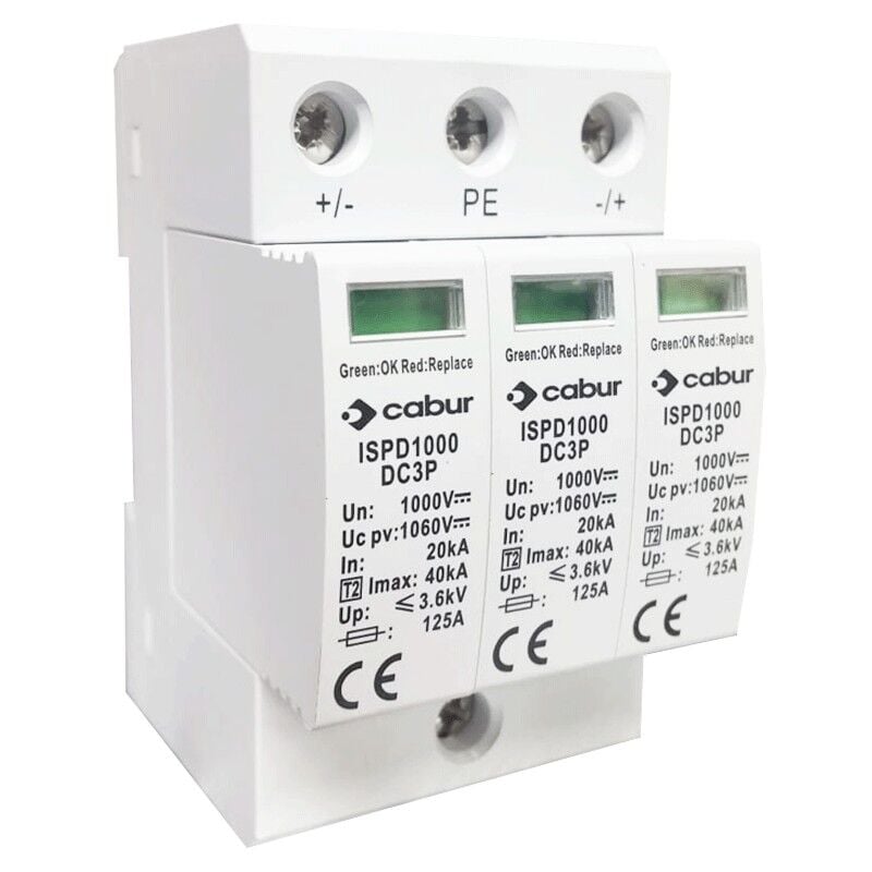 Cabur - Déchargeur de surtension 1000VDC ISPD1000DC3P