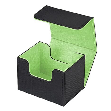 Deck Box Card Organizer Storage Collectible Game Green