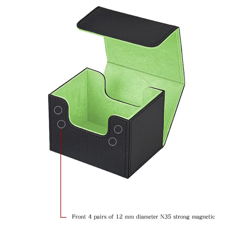 Image of Deck Box Karte Organizer Lagerung Sammler Spiel Orange