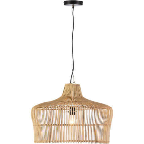 Decke 52x52x44 / 200 Natural Rattan Lighting / Federlampen für alle Stile, um zu Hause eine Note zu verleihen