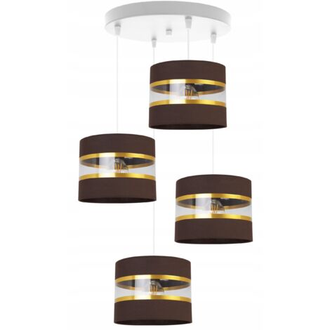 DECKE HäNGEND LAMPE KRONLEUCHTER LAMPENSCHIRM MODERN