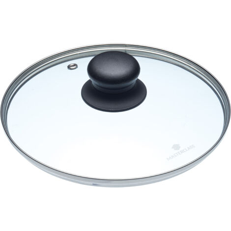 Deckel of Glas of 20 cm KitchenCraft MasterClass Entworfen für Töpfe und Pfannen of 20 cm