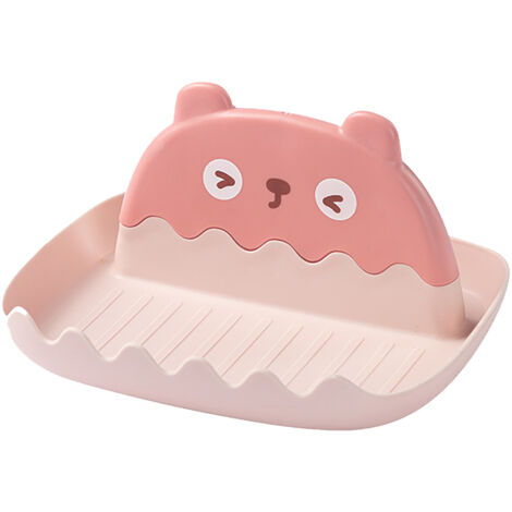 Deckelstütze mit Löffelablage, verformungsbeständig und dickwandig, für Küchenutensilien, rosa