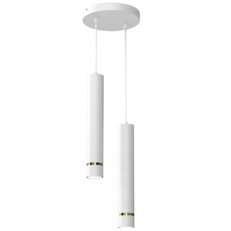Decken-Hängelampe Tube Metal Gu10 LED Eiszapfen 2-flammig