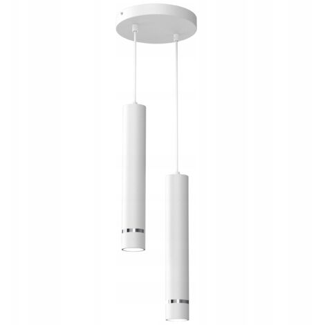 Decken-Hängelampe Tube Metal Gu10 LED Eiszapfen 2-flammig