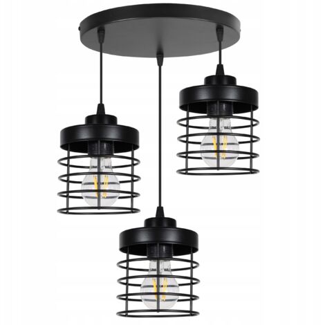 DECKENHÄNGELAMPE LOFT KRONLEUCHTER DRAHT LED