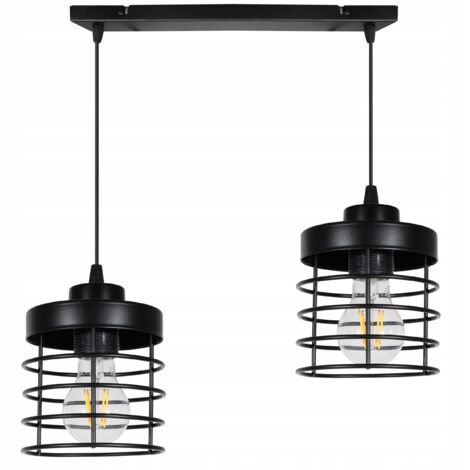 DECKENHÄNGELAMPE LOFT KRONLEUCHTER DRAHT LED