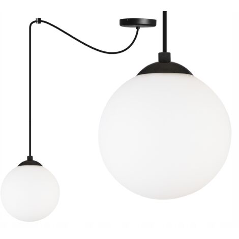 DECKENHÄNGELAMPE SPIDER BALL SCHWARZ LED 15cm