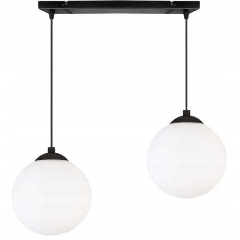 DECKENHÄNGELAMPE STRIP BALL SCHWARZ LED 15cm