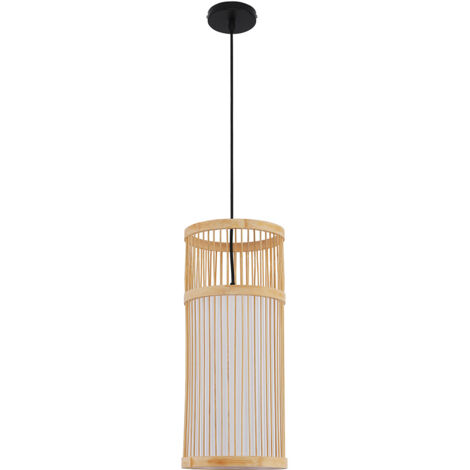 Deckenlampe aus Bambus - Pendelleuchte im Boho-Bali-Stil - Lawan Natural wood