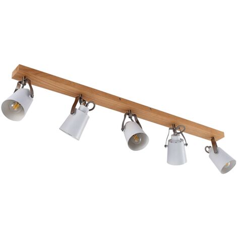 Deckenlampe "Blana" aus Holz für Wohnzimmer & Esszimmer von Lindby