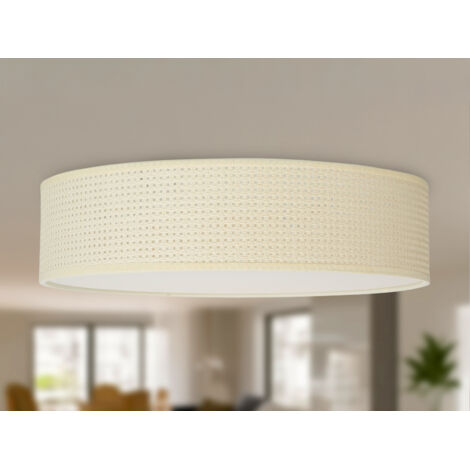 Deckenlampe CEILING DREAM mit Rattan Lampenschirm, Ø 40cm