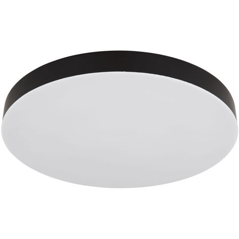 Deckenlampe Deckenleuchte Küchenlampe schwarz LED Tageslichtleuchte D 40 cm