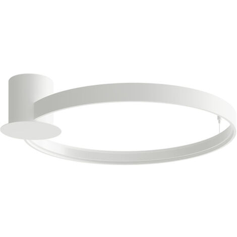 Deckenlampe Designleuchte Deckenleuchte weiß LED Wohnzimmerleuchte Ring weiß