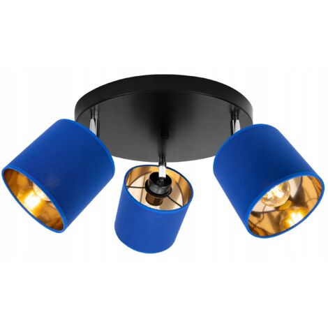 DECKENLAMPE HÄNGELAMPE KRONLEUCHTER GOLDEN LED PLAFON