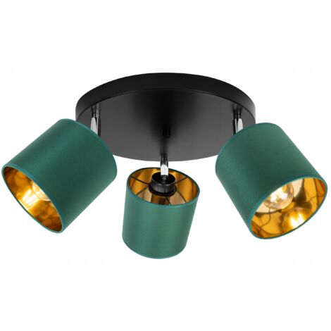 DECKENLAMPE HÄNGELAMPE KRONLEUCHTER GOLDEN LED PLAFON