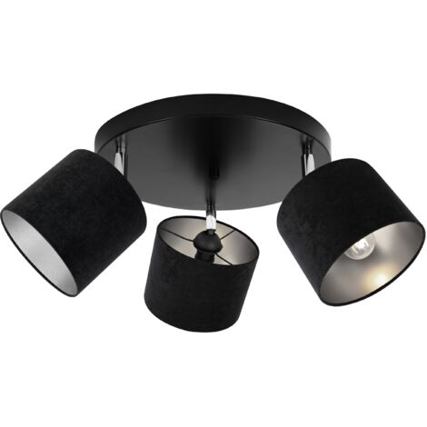 DECKENLAMPE HÄNGELAMPE KRONLEUCHTER PLAFON CHROM SAMT