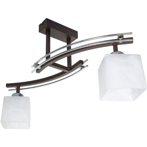 DECKENLAMPE HÄNGELAMPE KRONLEUCHTER PLAFON LED 2x60W
