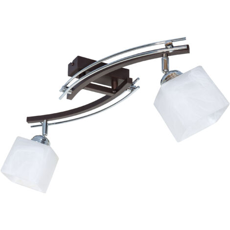 DECKENLAMPE HÄNGELAMPE KRONLEUCHTER PLAFON LED 2x60W