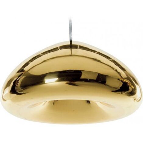 Deckenlampe - Hängeleuchte aus verchromtem Metall - 30 cm - Nullify Gold