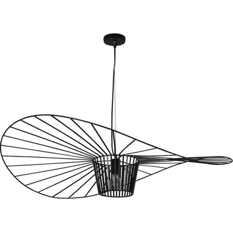 Deckenlampe - Hängeleuchte Pamela Design - 100cm - Vertical Schwarz