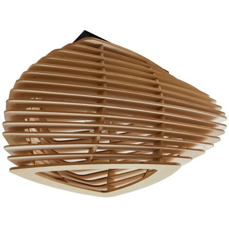 Deckenlampe "Sanza" aus Holz für Wohnzimmer & Esszimmer von Lindby