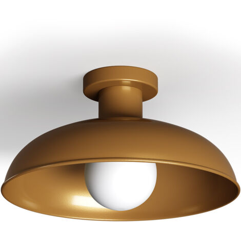 Deckenlampe - Vintage Deckenleuchte - Gubi Gealtertes Gold