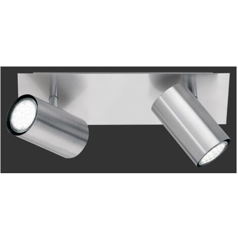 Deckenleuchte 2 verstellbare Strahler Marley Nickel Trio Lighting
