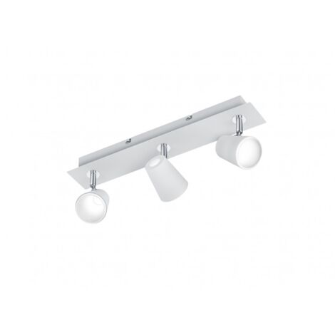 Deckenleuchte 3 verstellbare LED-Spots Narcos White Trio Lighting