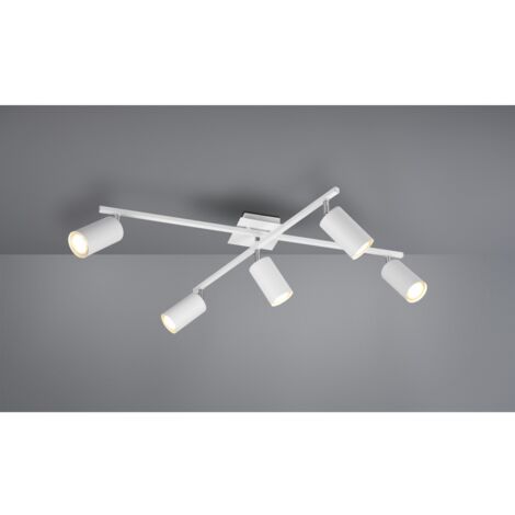 Deckenleuchte 5 Marley Adjustable Spot Zylinderstrahler White Trio Lighting