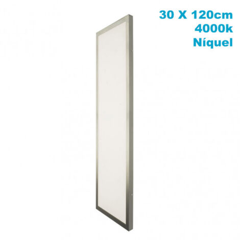 Deckenleuchte 72w 4000k 3,5x30x120 cm flach nickel 6120lm