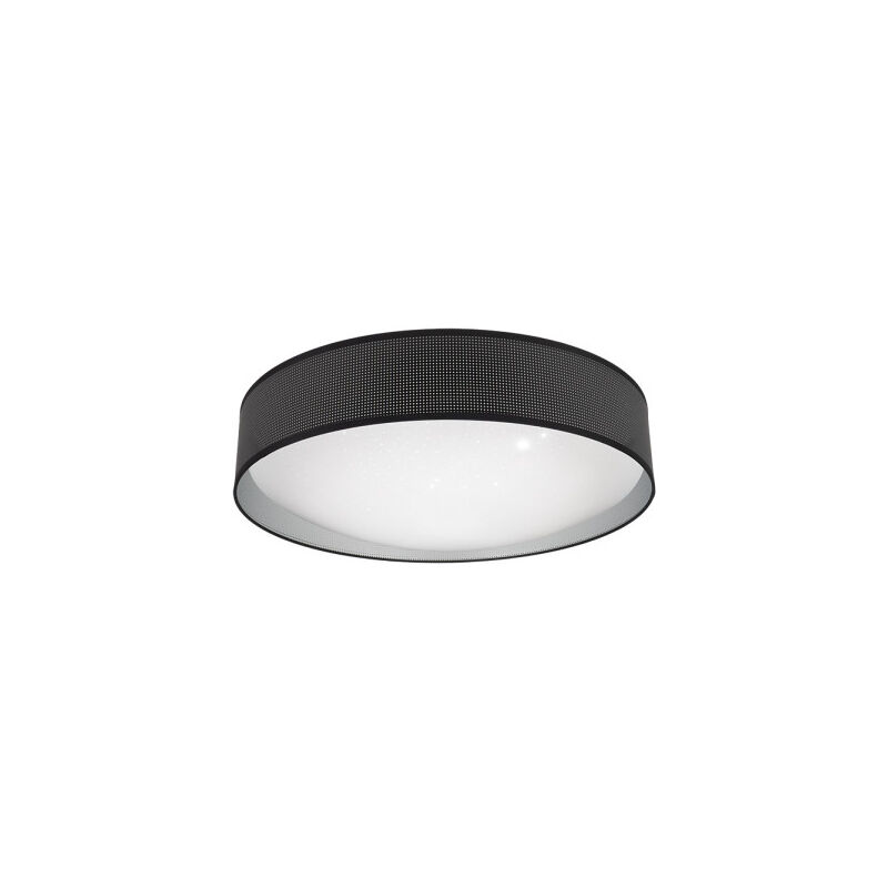 FABRILAMP Deckenleuchte 96w Anastasia Schwarz/Silber 7488lm 17x59x59 Cm 3000-4000-6500k