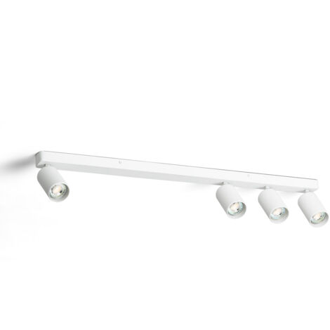 Deckenleuchte Aluminium Breixo 4 Strahler Weiß