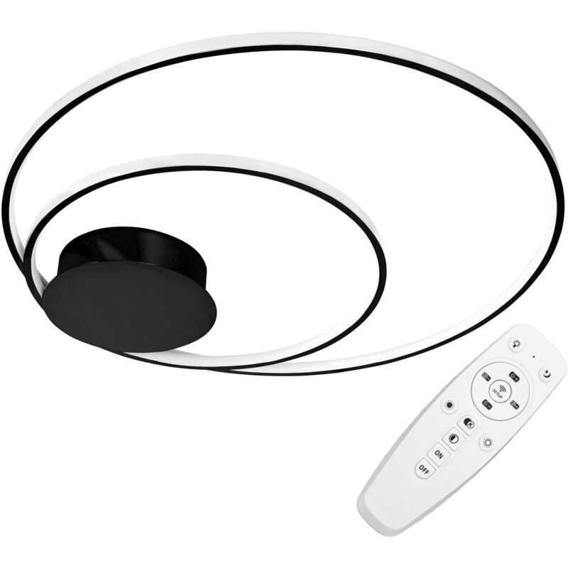 Toolight - Deckenleuchte App802-c Black 60cm