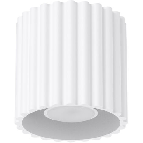 Deckenleuchte AURA 1 GU10 Weiß Aluminium Sollux SL.1779