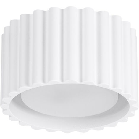 Deckenleuchte AURA 1 GX53 Weiß Aluminium Sollux SL.1782