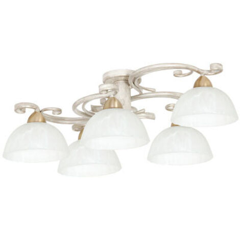 Deckenleuchte AURORA WHITE 5-flmg Ø78cm