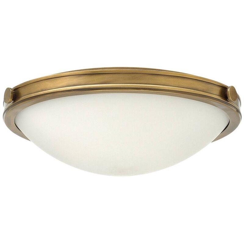 Elstead Gelb - Collier - 3 Light Medium Ceiling Flush Light Messing, E27
