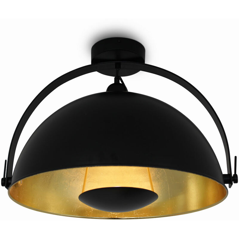 Deckenleuchte Deckenlampe Alona Ceil Retro Style schwarz & gold Ø 45cm 10685 - schwarz & gold