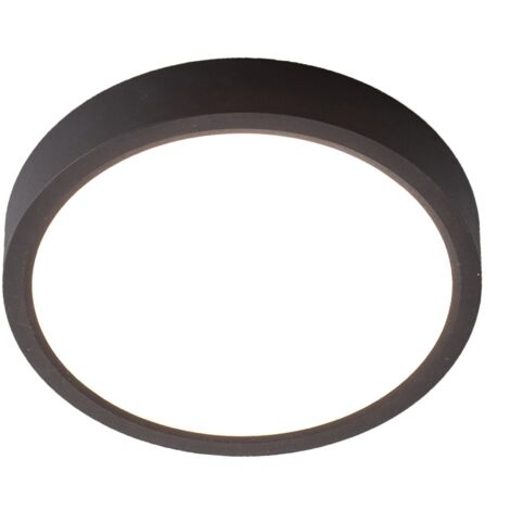 Deckenleuchte Deckenlampe Weiß Schwarz rund 17 cm Wohnzimmer Schlafzimmer Flur