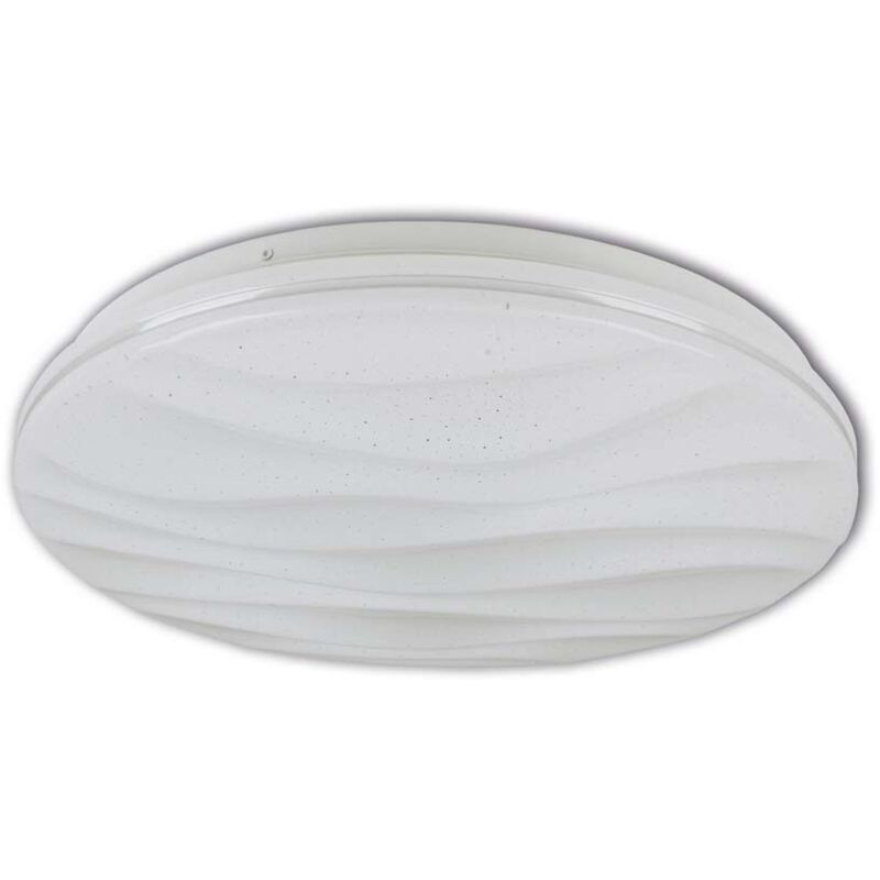 Nave Deckenleuchte Deckenlampe Wohnzimmerleuchte App Dimmer Fernbedienung Led D 38 Cm