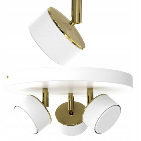 DECKENLEUCHTE DECKENLEUCHTE DECKENSPOTLIGHT WEISSGOLD GX53 POLNISCHE LED-LAMPE