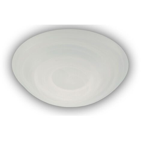 Deckenleuchte / Deckenschale rund, Glas Alabaster, Ø 25cm