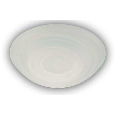 Deckenleuchte / Deckenschale rund, Glas Alabaster, Ø 35cm