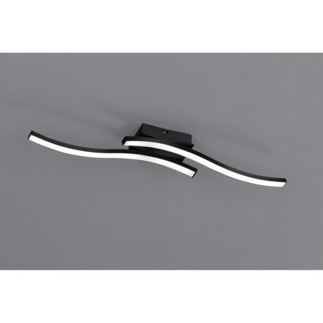 Deckenleuchte Design Double Rod Led 3000k Route Black Trio Lighting