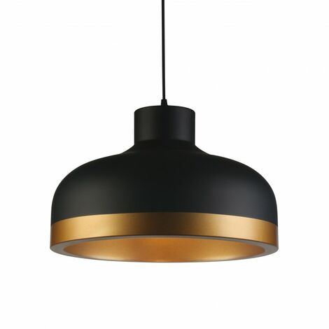 Deckenleuchte Goldi 2 240V E27 Ø 42 cm - Schwarz/Gold