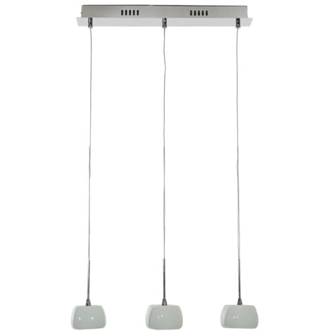 Deckenleuchte HW130, Pendelleuchte Hängeleuchte Deckenlampe, 3-flammig
