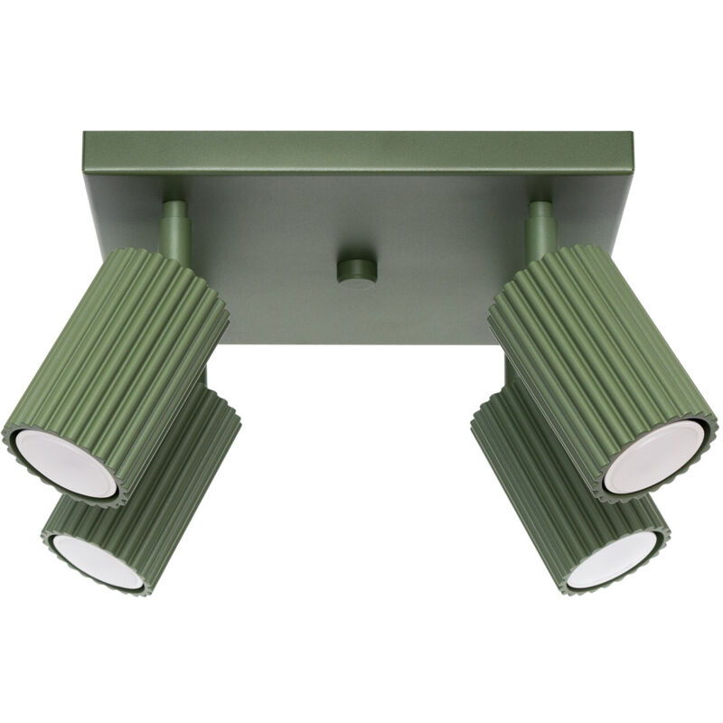 Deckenleuchte Karbon 4xgu10 25cm Sollux
