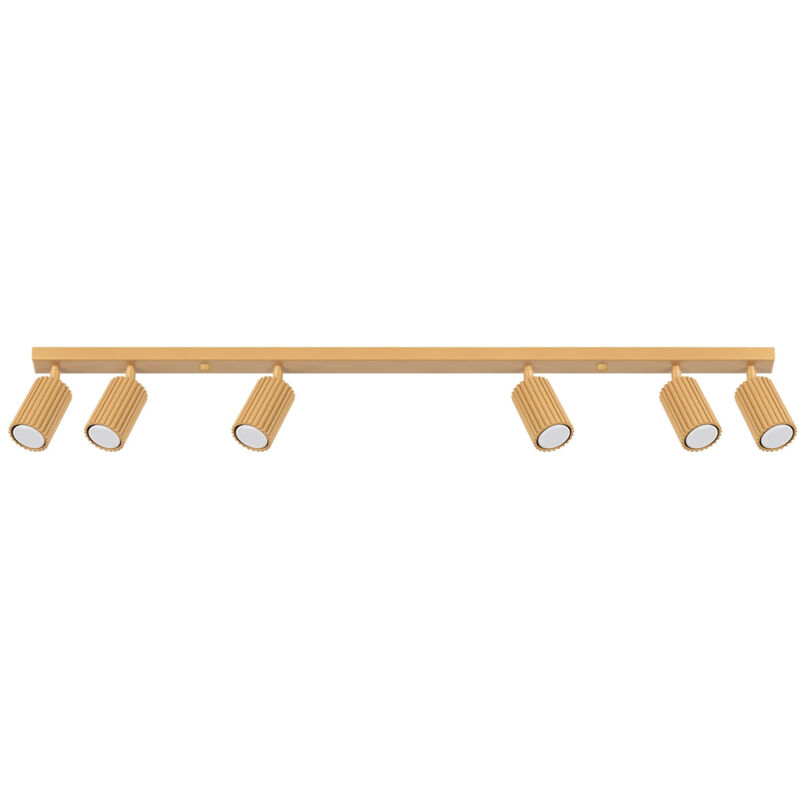 Deckenleuchte Karbon 6xgu10 117cm Sollux